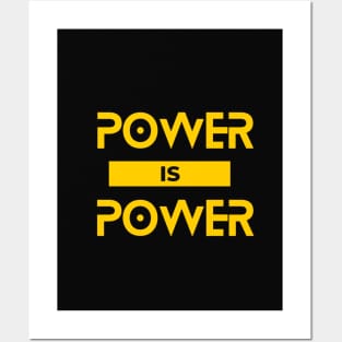 Power is Power by Trend Pixel Posters and Art